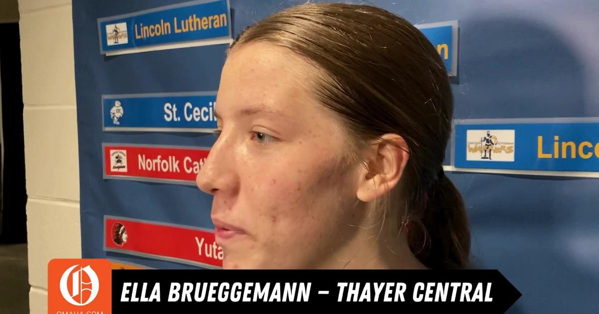 Ella Brueggemann of Thayer Central talks after advancing to Class C-2 state volleyball final [Video]