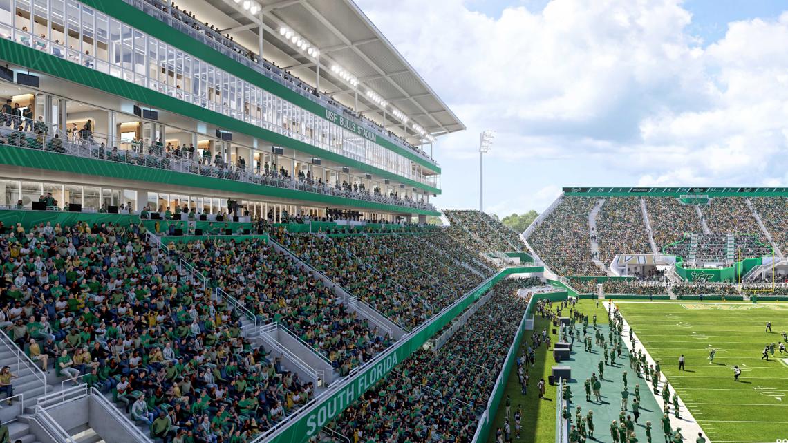 USF hosts groundbreaking ceremony for new on-campus stadium [Video]