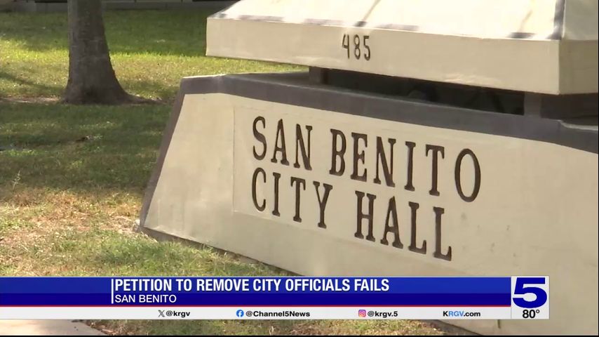 Petition to recall San Benito city officials fails [Video]