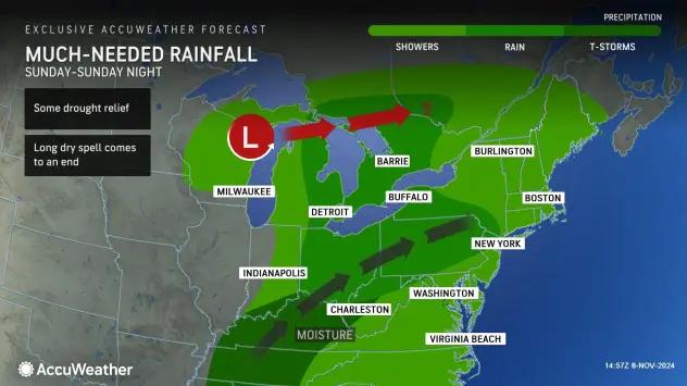 Here comes some much needed rainfall [Video]