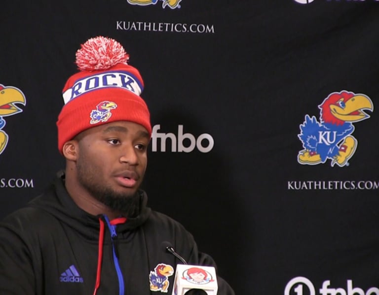 Watch: Devin Neal talks about breaking the KU rushing record [Video]