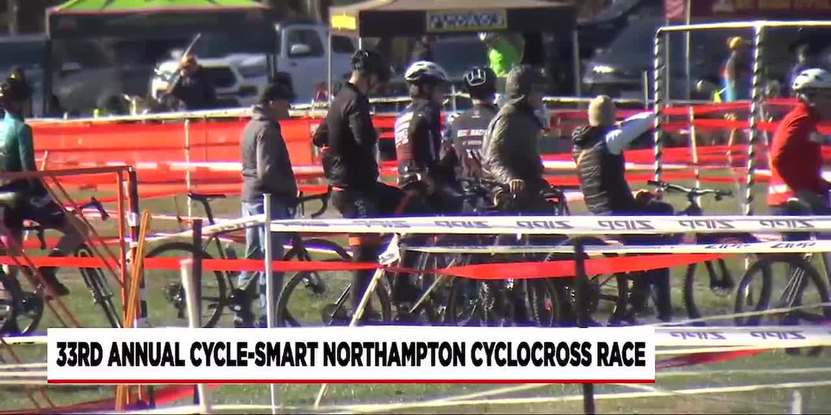 33rd annual Cycle-Smart Northampton Cyclocross race begins [Video]