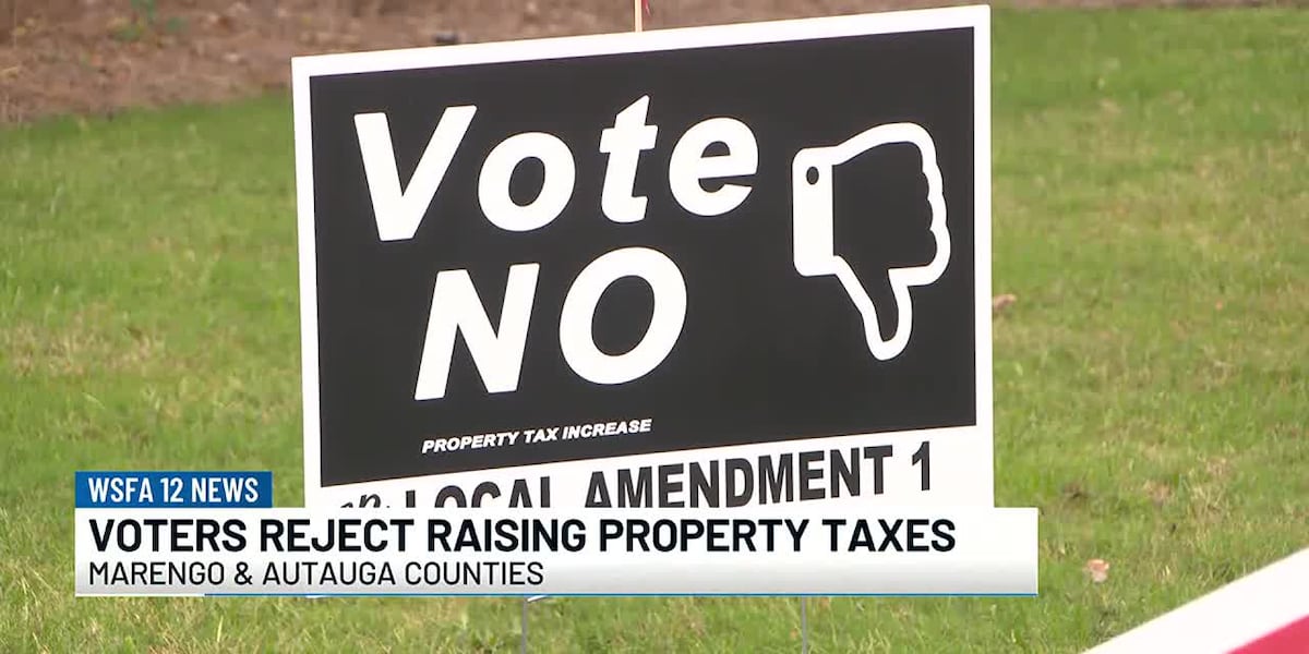 State superintendent reacts to Autauga, Marengo County tax referendum failures [Video]