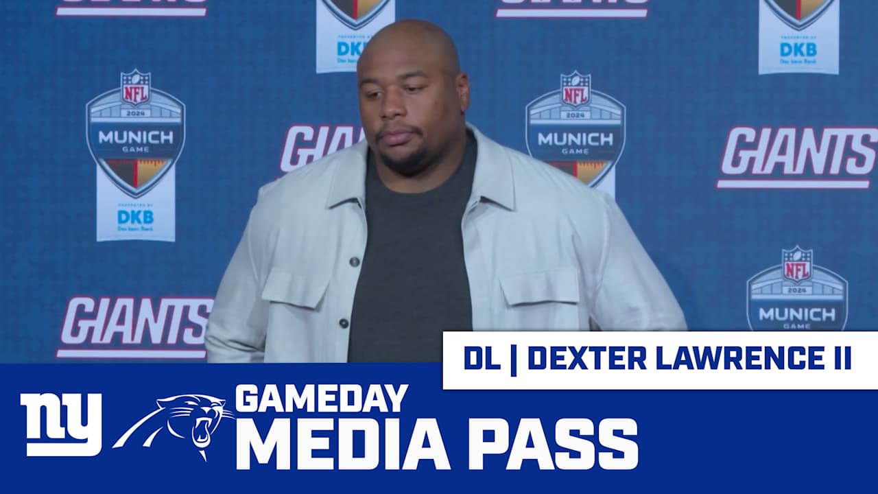 DL Dexter Lawrence: ‘Evaluate yourself and see what you can do better’ [Video]