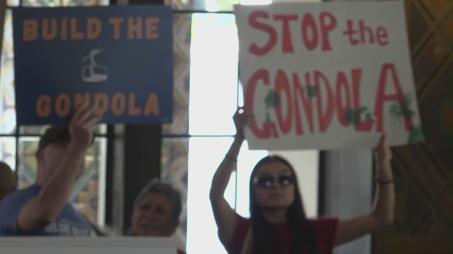 Angelenos voice strong opinions for, against Dodger Stadium gondola [Video]