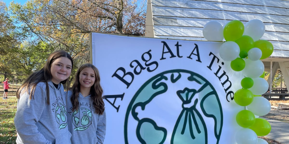 Two local students challenge the community: Clean up your neighborhood A Bag At A Time [Video]