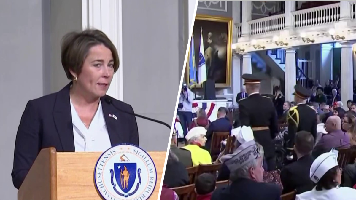 Massachusetts Veterans Day ceremony at state house  NBC Boston [Video]