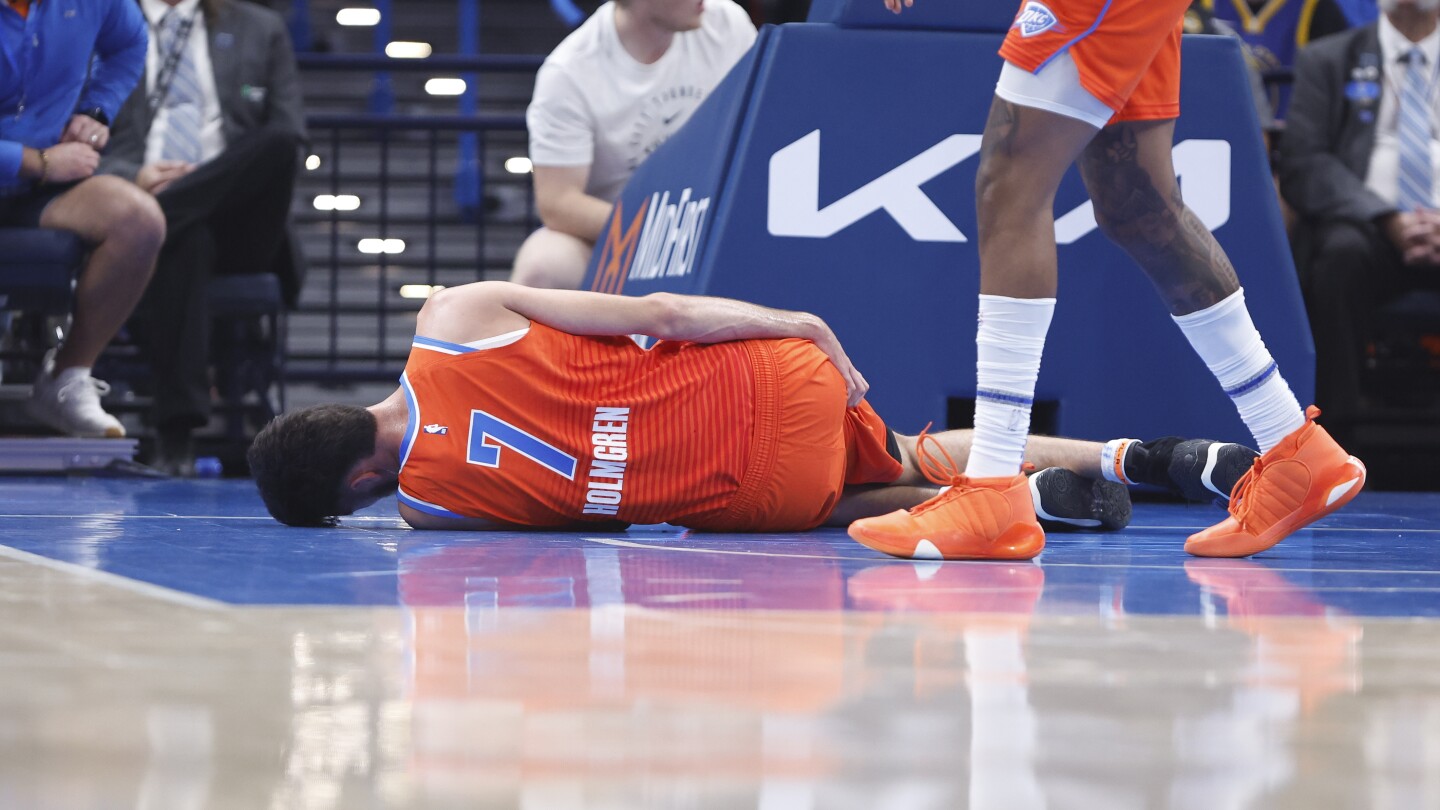 Thunder center Chet Holmgren fractures hip in fall after collision at rim, out at least two months [Video]