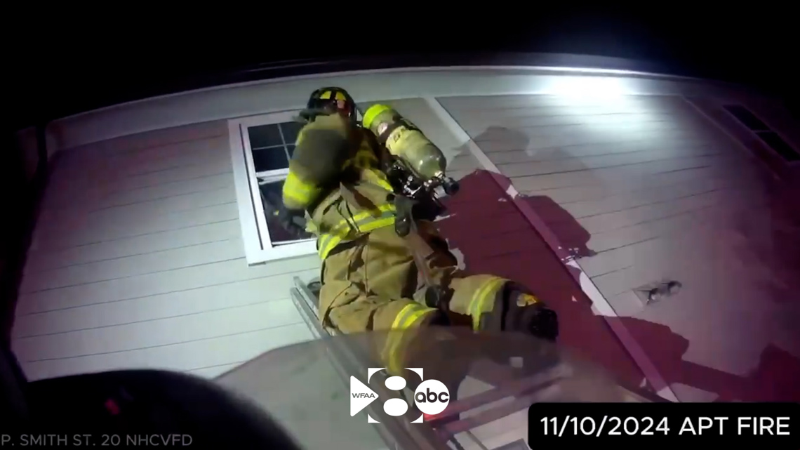 Two-year-old saved from Granbury apartment fire, video shows