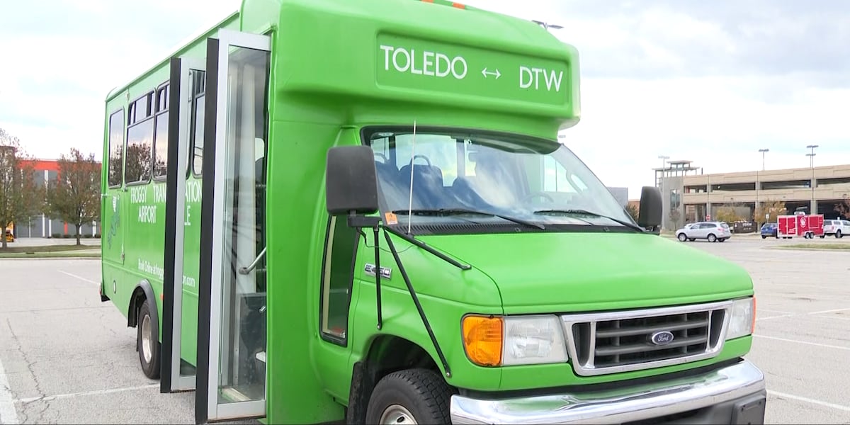 Shuttle from Toledo to Detroit airport launches ahead of holiday travel season [Video]