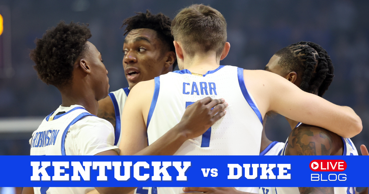 LIVE BLOG: Kentucky vs. Duke [Video]