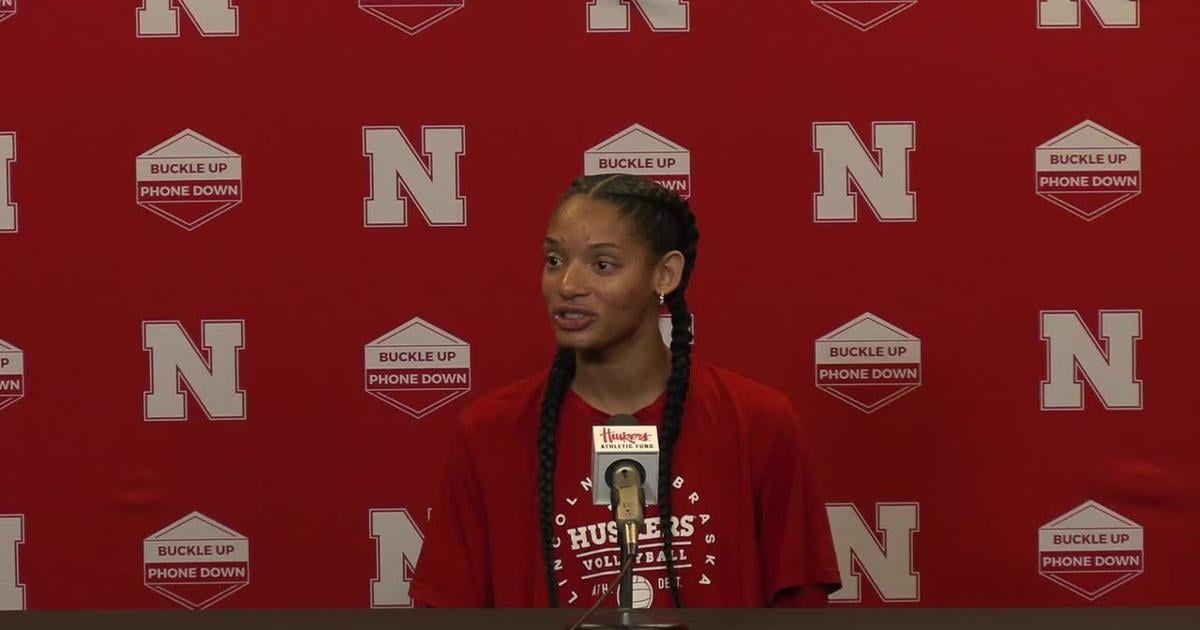 Nebraska outside hitter Taylor Landfair  Nov. 12 [Video]