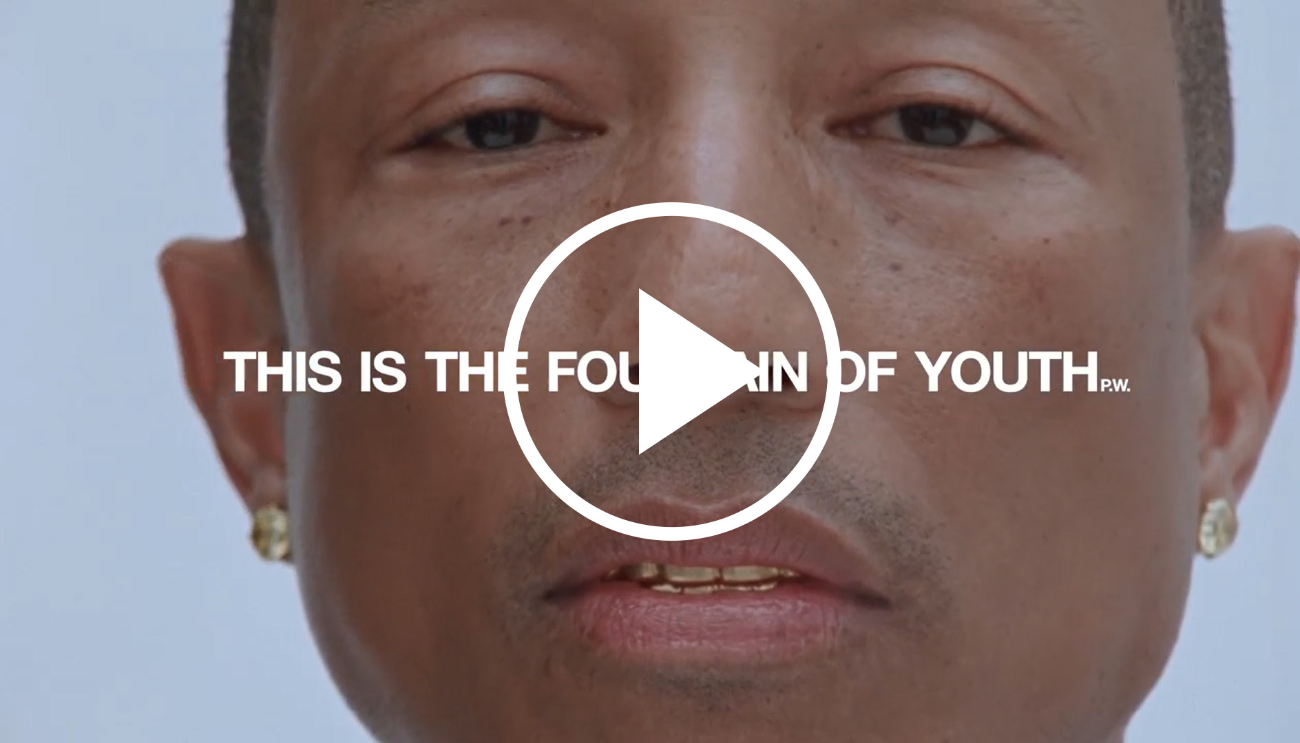 evian and Pharrell Williams Unveil Limited-Edition "Fountain of Youth" Bottles [Video]