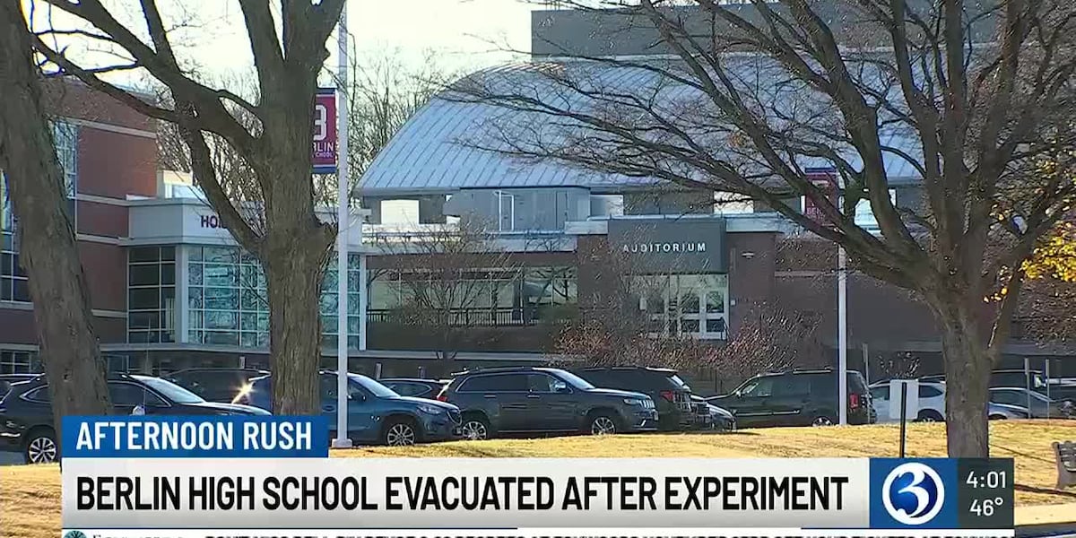 Teacher and student hospitalized after science experiment goes wrong at Berlin High School [Video]