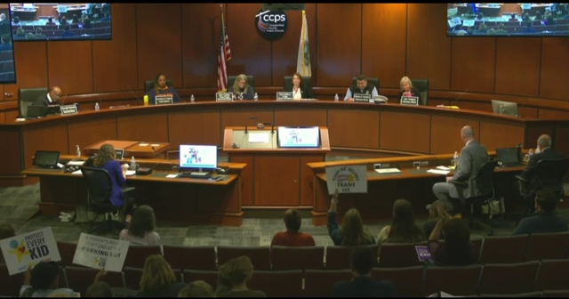 Chesterfield County Public Schools student shows support for current transgender policy that aims to protect transgender students. [Video]