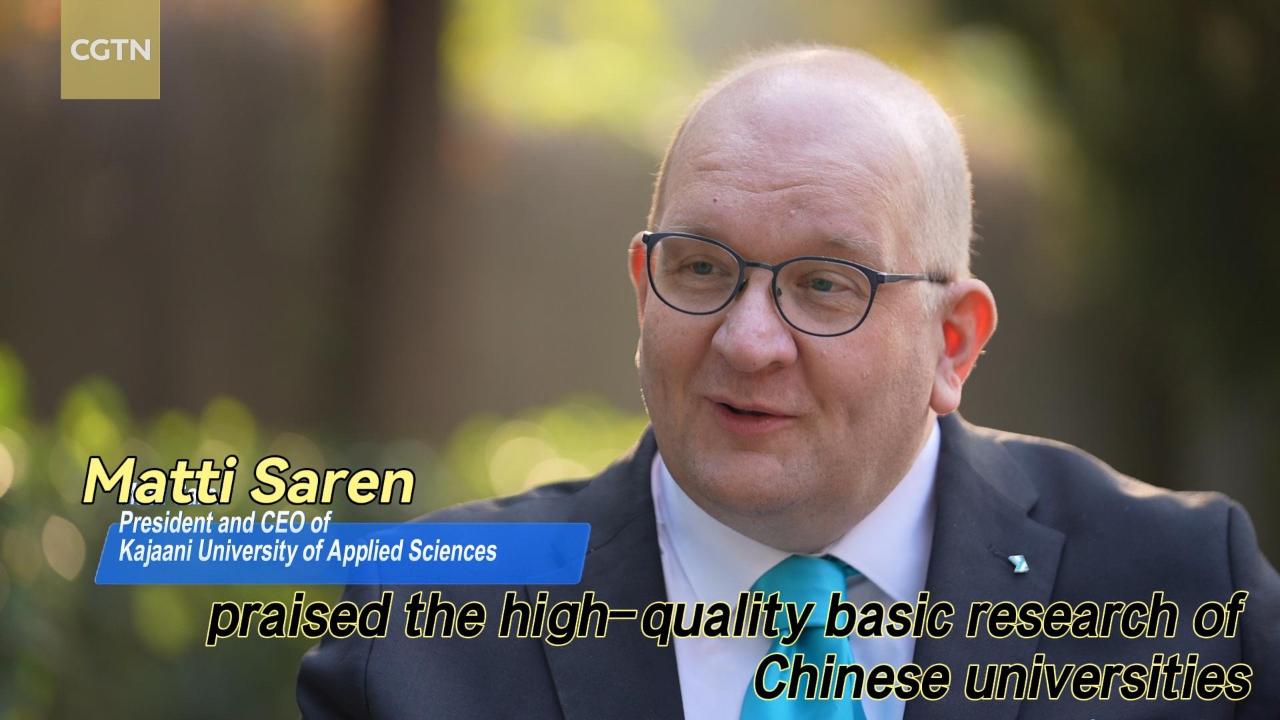 Finnish university president praises research at Chinese institutions [Video]