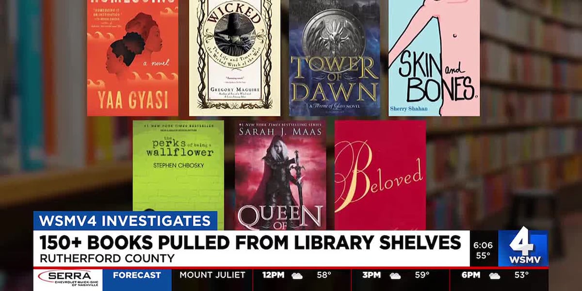 Rutherford County Schools removes more books from libraries [Video]