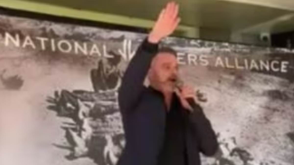 Police investigating former Neighbours star Damien Richardson over Nazi salute performed at event [Video]