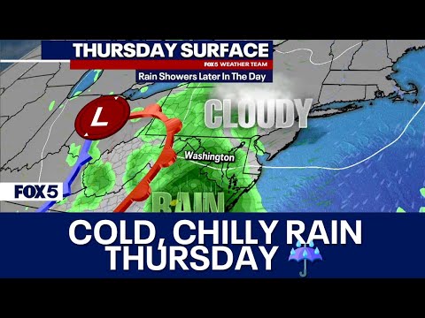 Cold, chilly rain Thursday across DC region [Video]