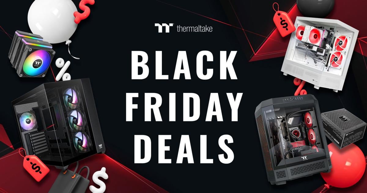 Thermaltake Black Friday and Cyber Monday Sale Offers Savings of Up to 250 Dollars on Gaming PCs and 35 Percent on PC Cases Starting November 21 | PR Newswire [Video]