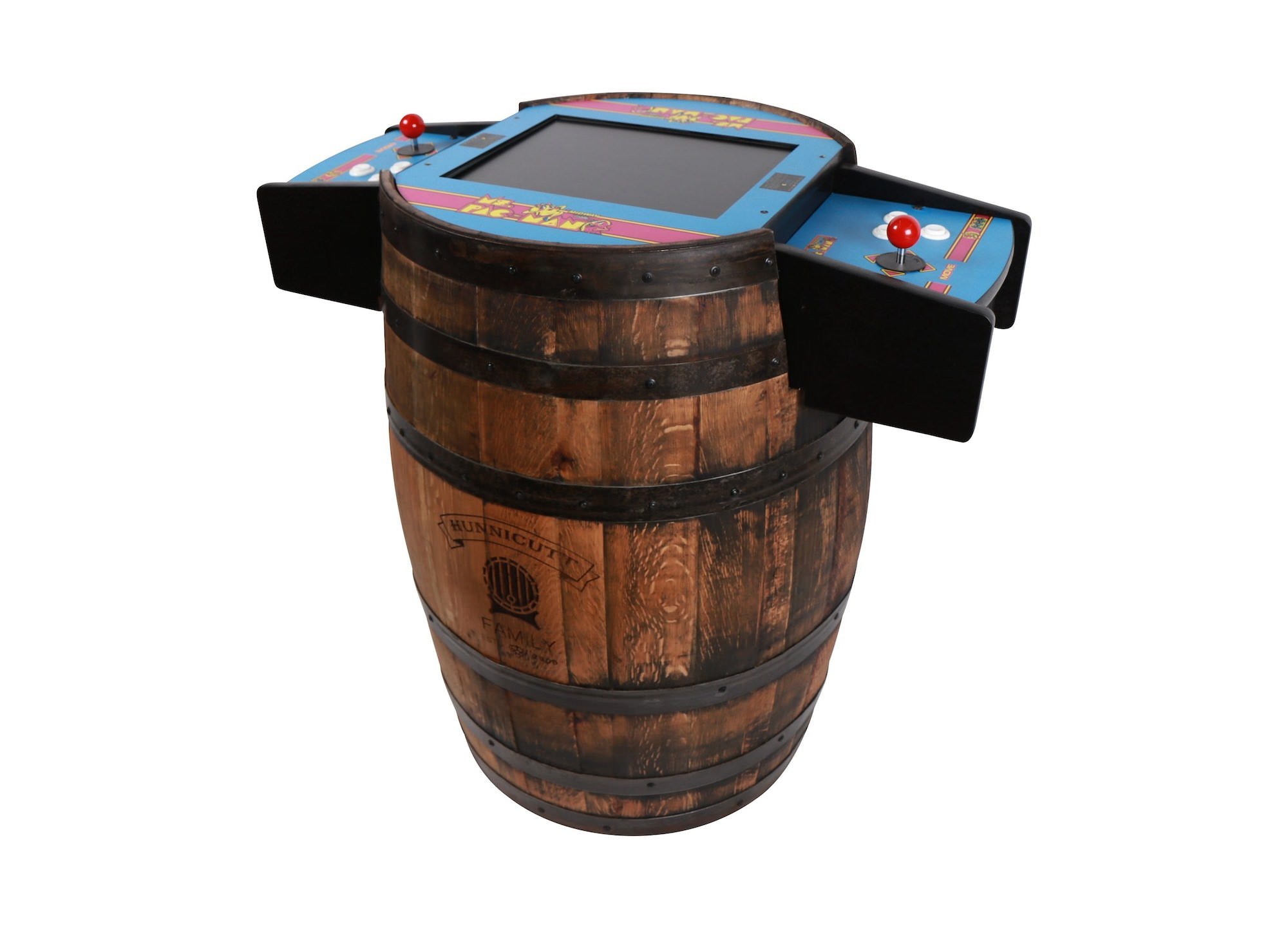 The Whiskey Barrel Arcade  60 Retro Games In 1 Barrel! [Video]