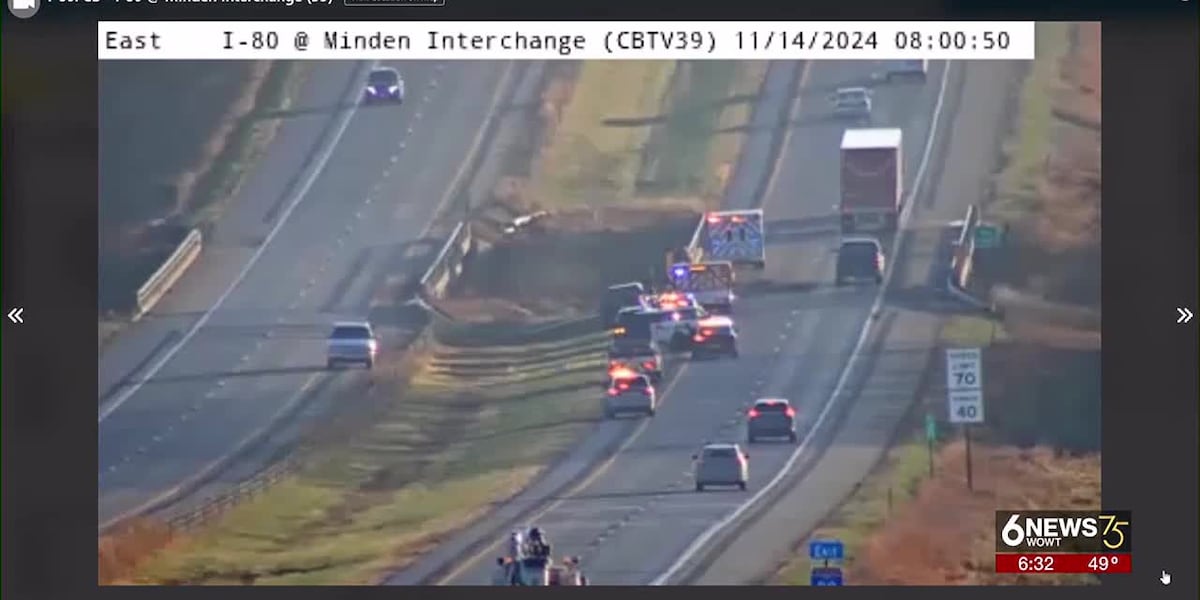 Semi driver seriously injured in I-80 crash near Minden [Video]