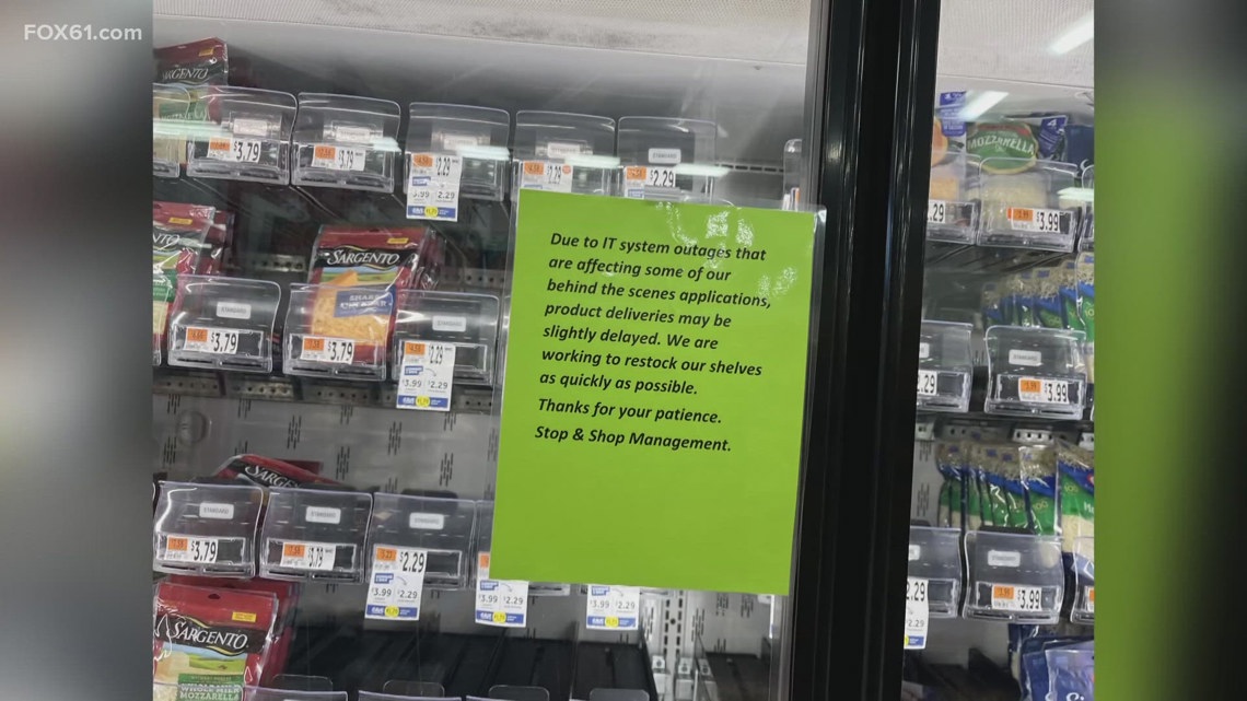 Cybersecurity issue leads to empty shelves at Stop & Shop stores [Video]