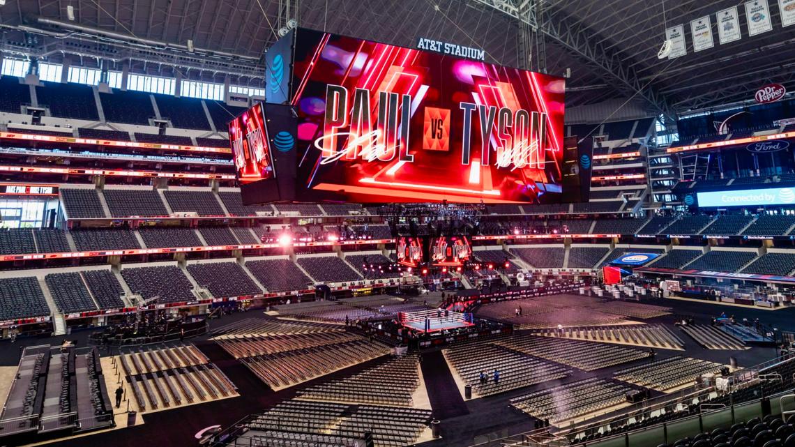 Curtains closed at AT&T Stadium for Jake Paul vs. Mike Tyson [Video]