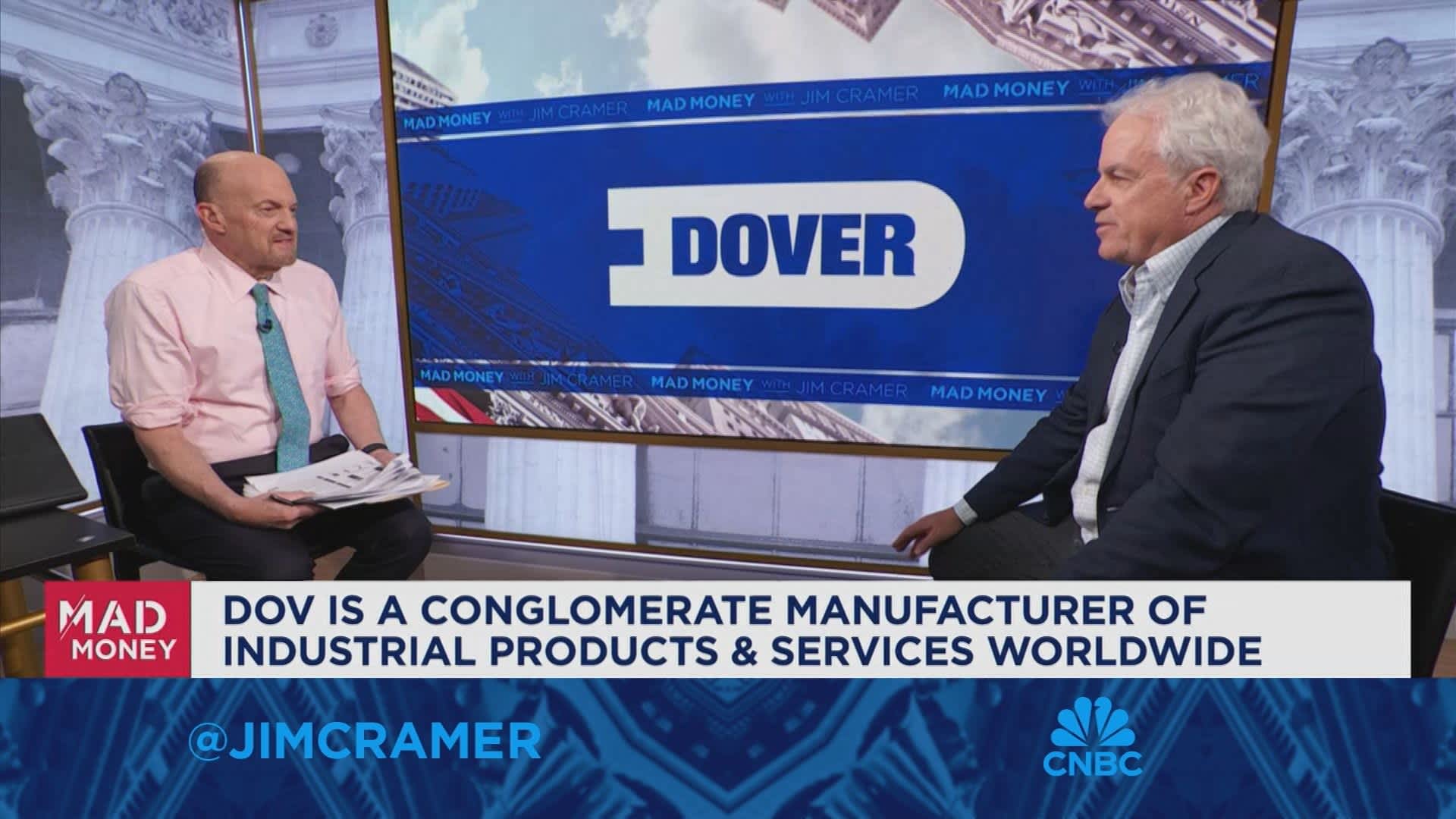 Dover Corporation CEO Richard Tobin goes one-on-one with Jim Cramer [Video]