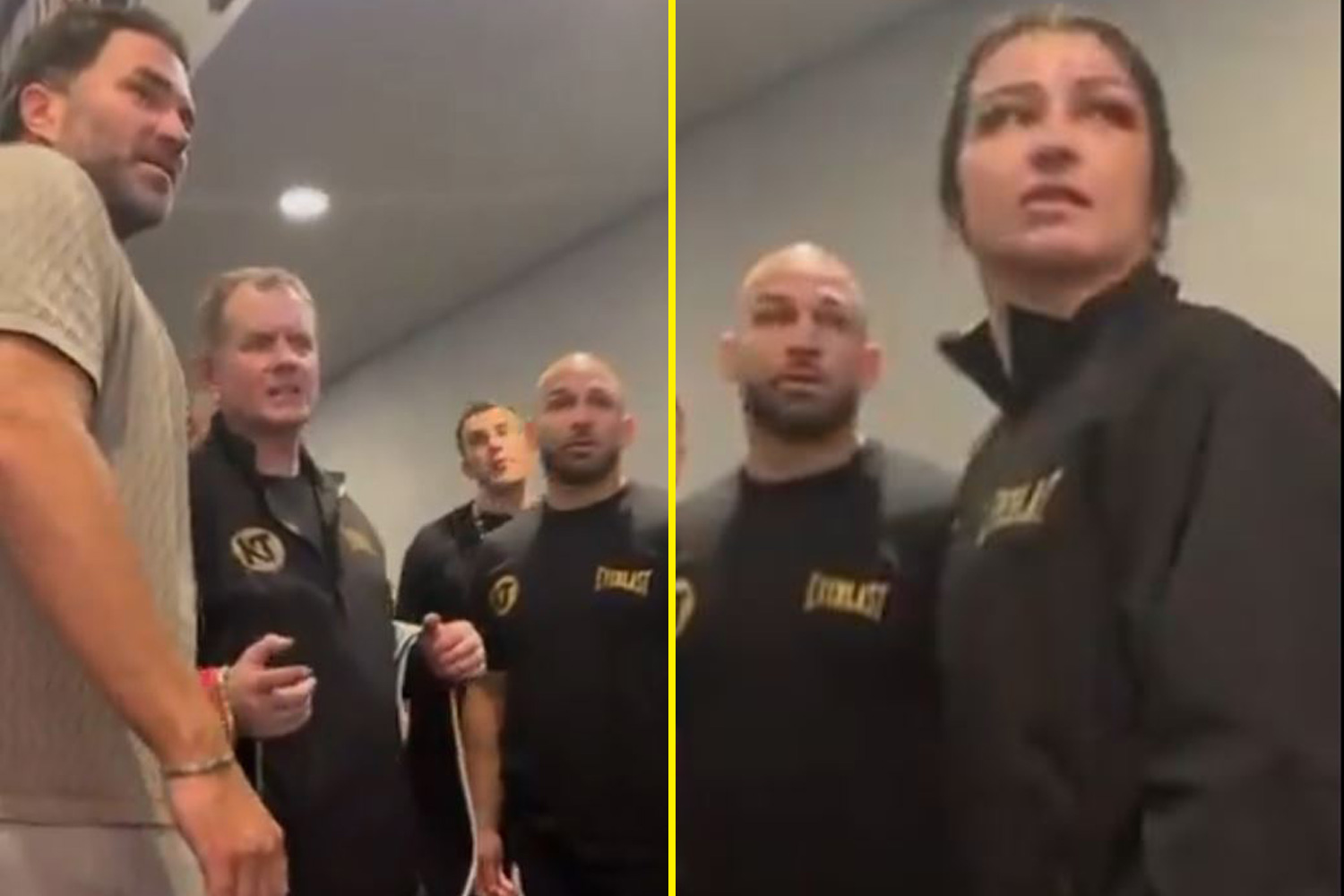 Katie Taylor’s team in heated confrontation over Eddie Hearn ban as press conference descends into chaos [Video]