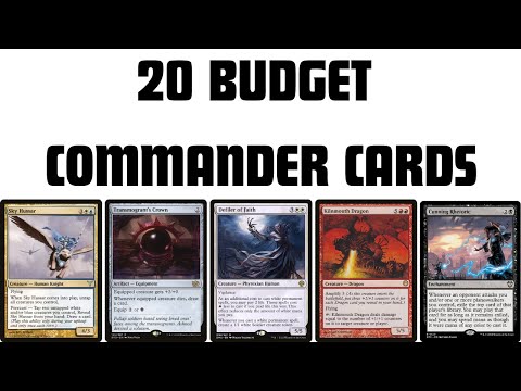 EDH Jank Center – These Commander Cards SMACK || 20 Dope Budget Cards || MTG Tier List [Video]