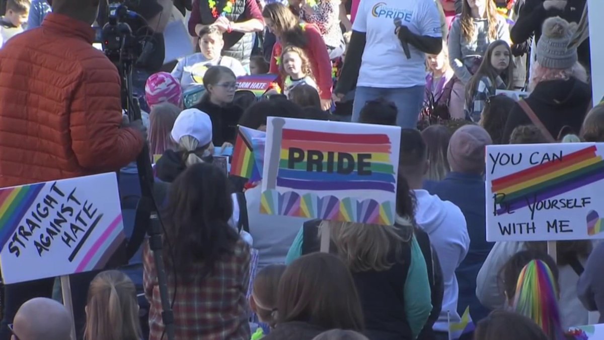 Hundreds stand in solidarity with LGBTQ+ community after presidential election  NBC Connecticut [Video]