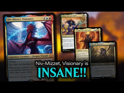 eedi-H - Niv-Mizzet, Visionary vs Sythis vs Sauron vs Vren | Magic Online EDH Gameplay | MTG Foundations [Video]