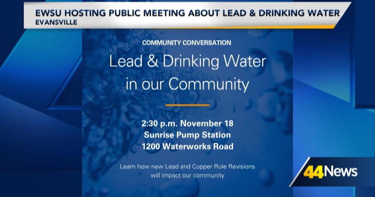 EWSUs public meeting about lead and drinking water tomorrow | Video