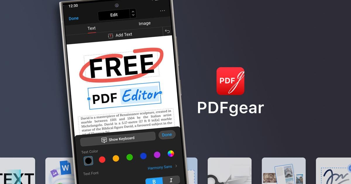 PDFgear, the Most Popular Free PDF Editor is Finally on Android | PR Newswire [Video]