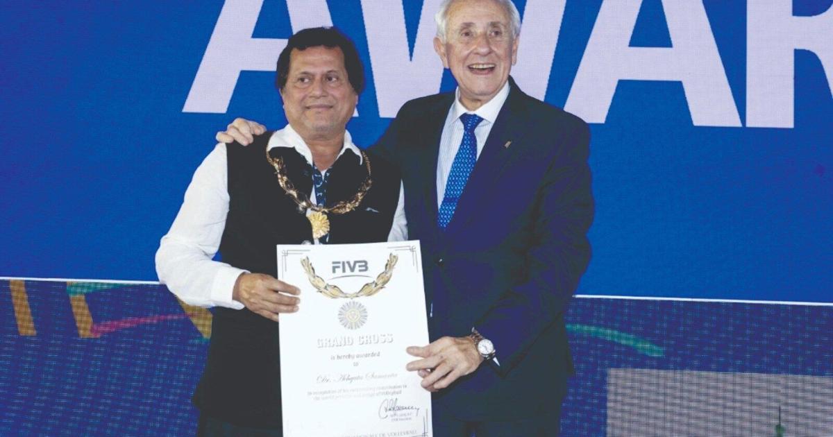 Achyuta Samanta Honoured With FIVB Grand Cross Award | PR Newswire [Video]