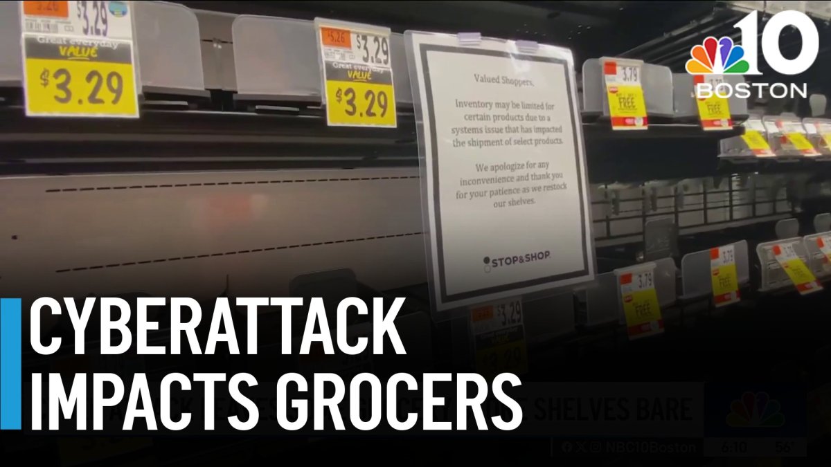 Cyberattack leaves some shelves bare at grocery stores  NBC Boston [Video]