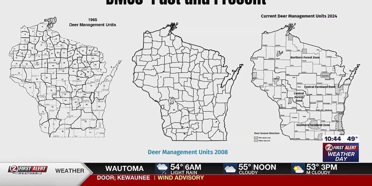 DNR hosts second meeting on proposed changes to deer management units [Video]