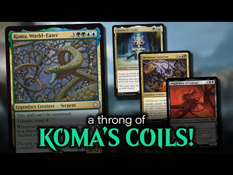 eedi-H - Koma, World-Eater vs Tuvasa vs Wanderer vs Witch-king | MTG Foundations Commander Gameplay [Video]