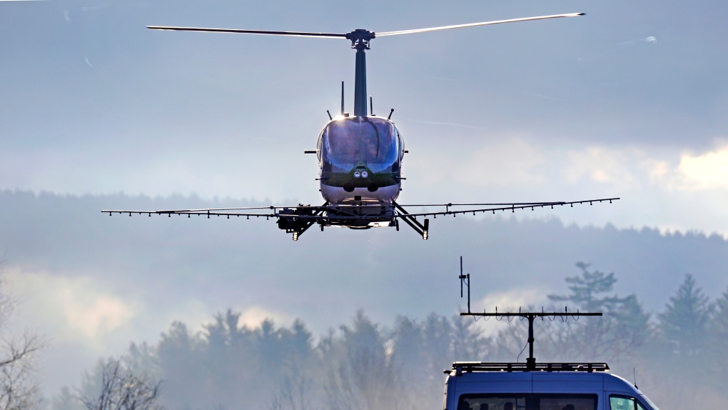 U.S. tech company builds autonomous helicopters to spray crops and fight fires [Video]