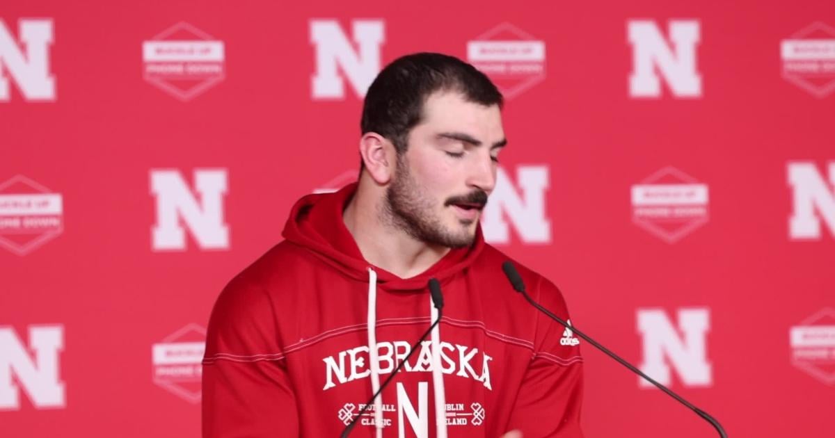 Nebraska linebacker John Bullock  Nov. 19 [Video]