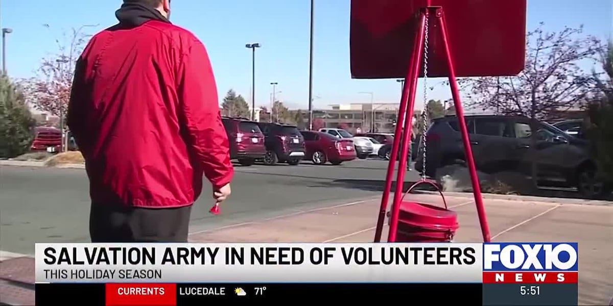 Salvation Army in need of volunteers [Video]