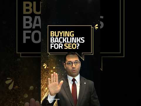 💥 Buying backlinks could ruin your SEO! [Video]