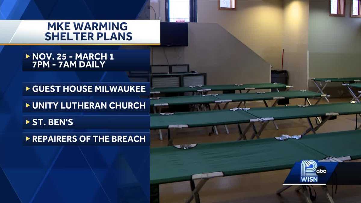 Milwaukee warming shelters to open Nov. 25 for winter season [Video]