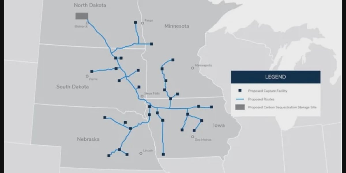 Summit Carbon Solutions makes second attempt for carbon pipeline permit [Video]