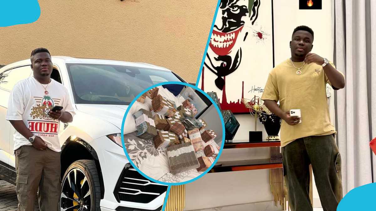 Swedru Business Man Abu Trica Flaunts Numerous Stacks Of Cash On His Bed [Video]