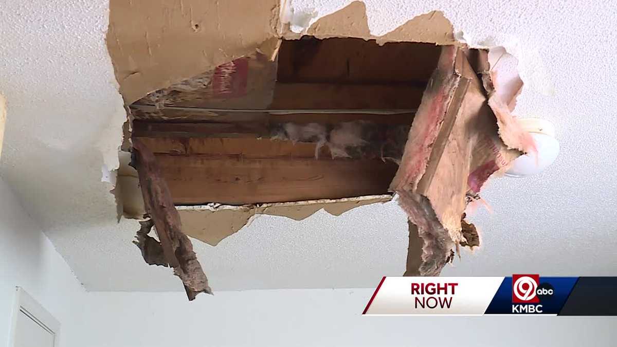 KMBC 9 Investigates secures promise to fix hole in womans ceiling [Video]