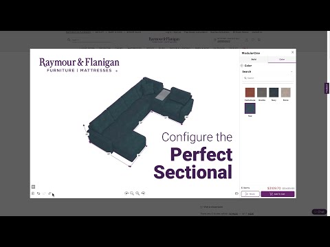 Raymour & Flanigan Expands 3D Cloud Partnership with New 3D Configurator [Video]