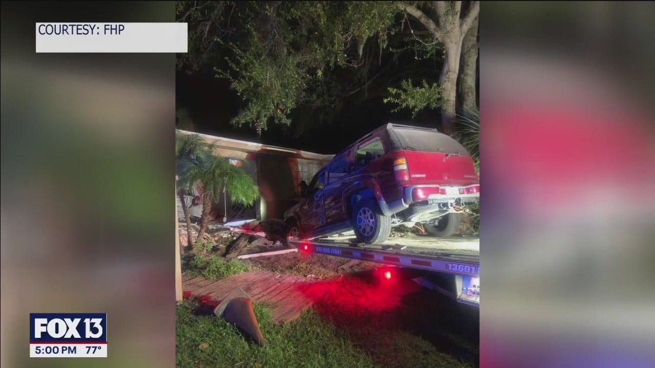 Driver flees after car propels into business [Video]