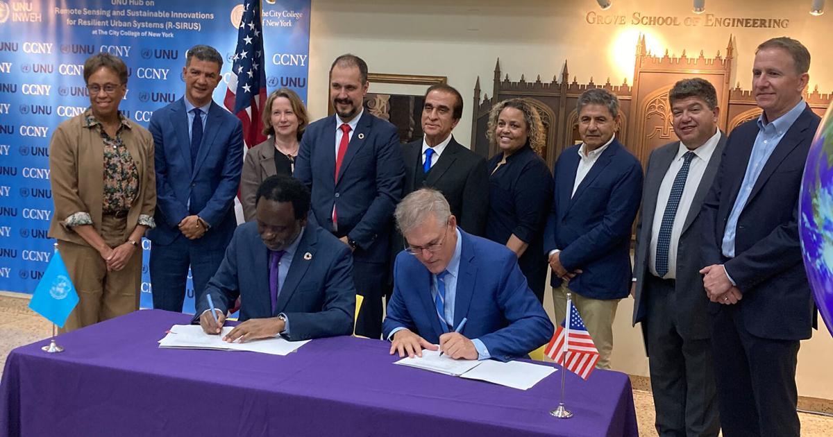 First United Nations University Hub in U.S. is launched at CCNY | PR Newswire [Video]